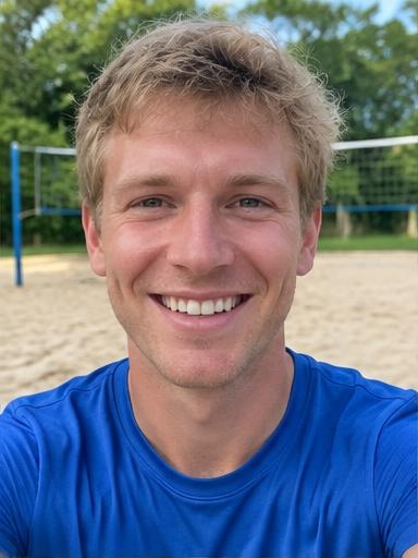 Selfie von Tom – Beispielporträt